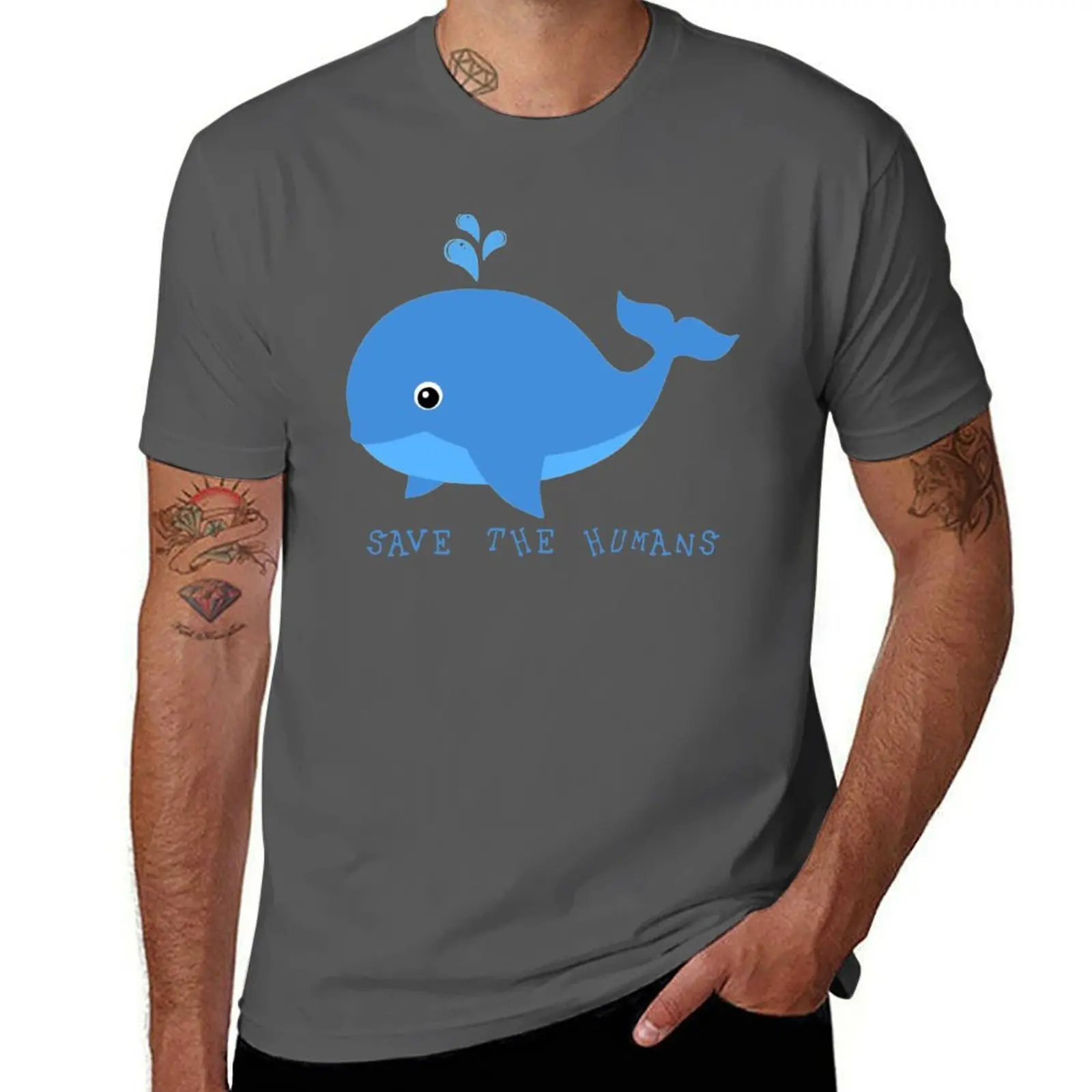 Save the Humans Whale T-Shirt funny t shirts dark humor t shirts cotton 100% T-Shirt
Save the Humans Whale T-Shirt funny t shirts dark humor t shirts cotton 100% T-Shirt