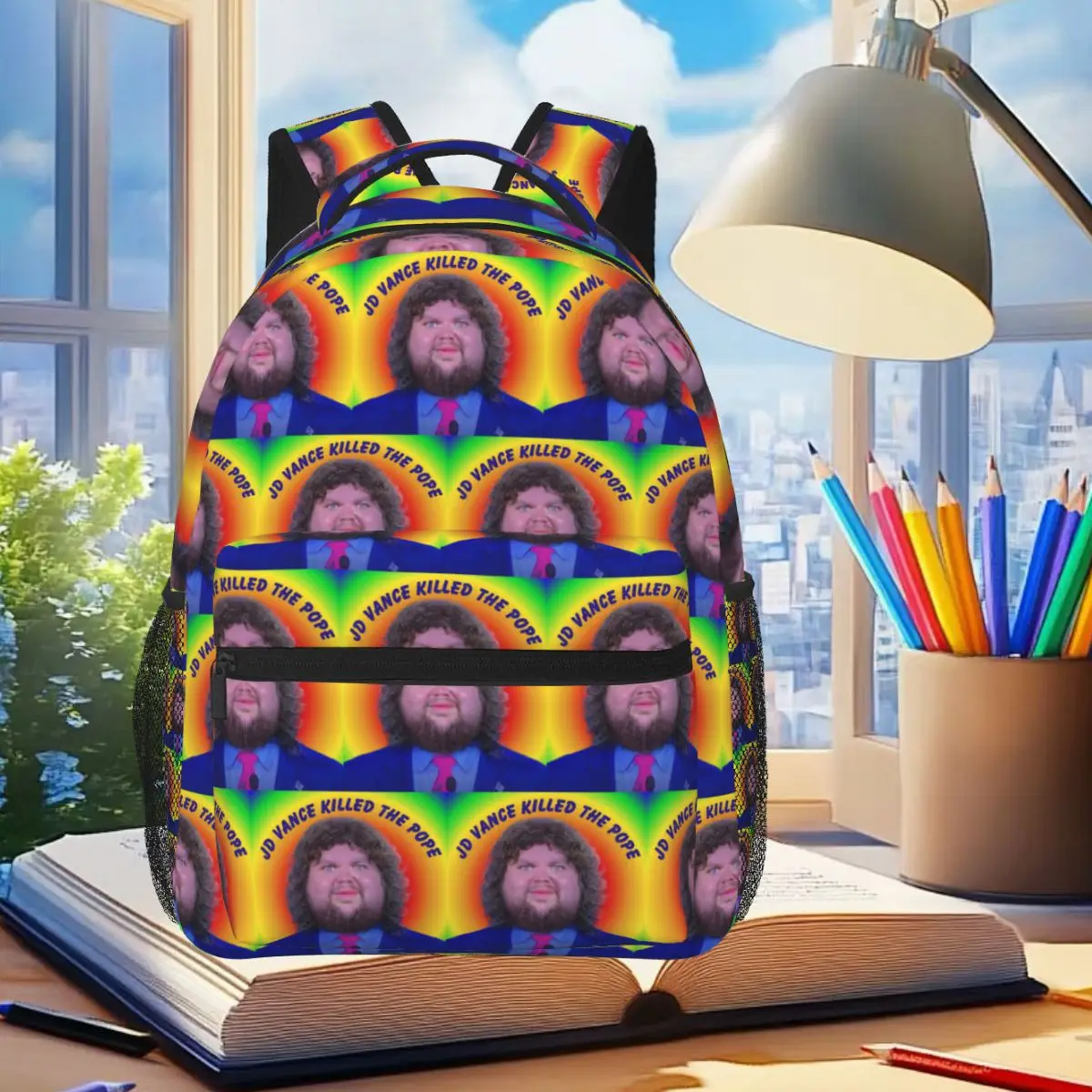 JD Vance Killed The Pope Meme Backpack Student Boys Girls BookBag Children School Bag Computer Shoulder Bags for Men Women
JD Vance Killed The Pope Meme Backpack Student Boys Girls BookBag Children School Bag Computer Shoulder Bags for Men Women