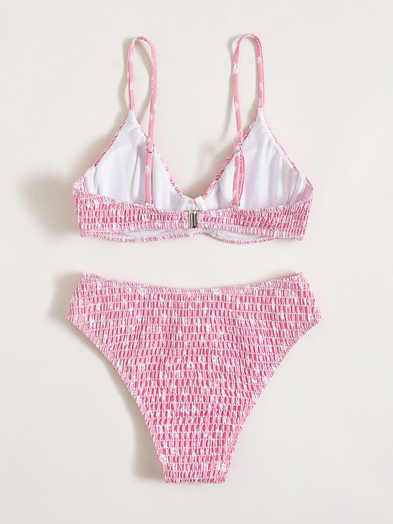 Push Up High Waist Bikini Sets Sexy Smocked Brazilian Biquini Swimsuit Pink Swimwear Women 2025 Bathing Suits Korean Beach Wear
Push Up High Waist Bikini Sets Sexy Smocked Brazilian Biquini Swimsuit Pink Swimwear Women 2025 Bathing Suits Korean Beach Wear