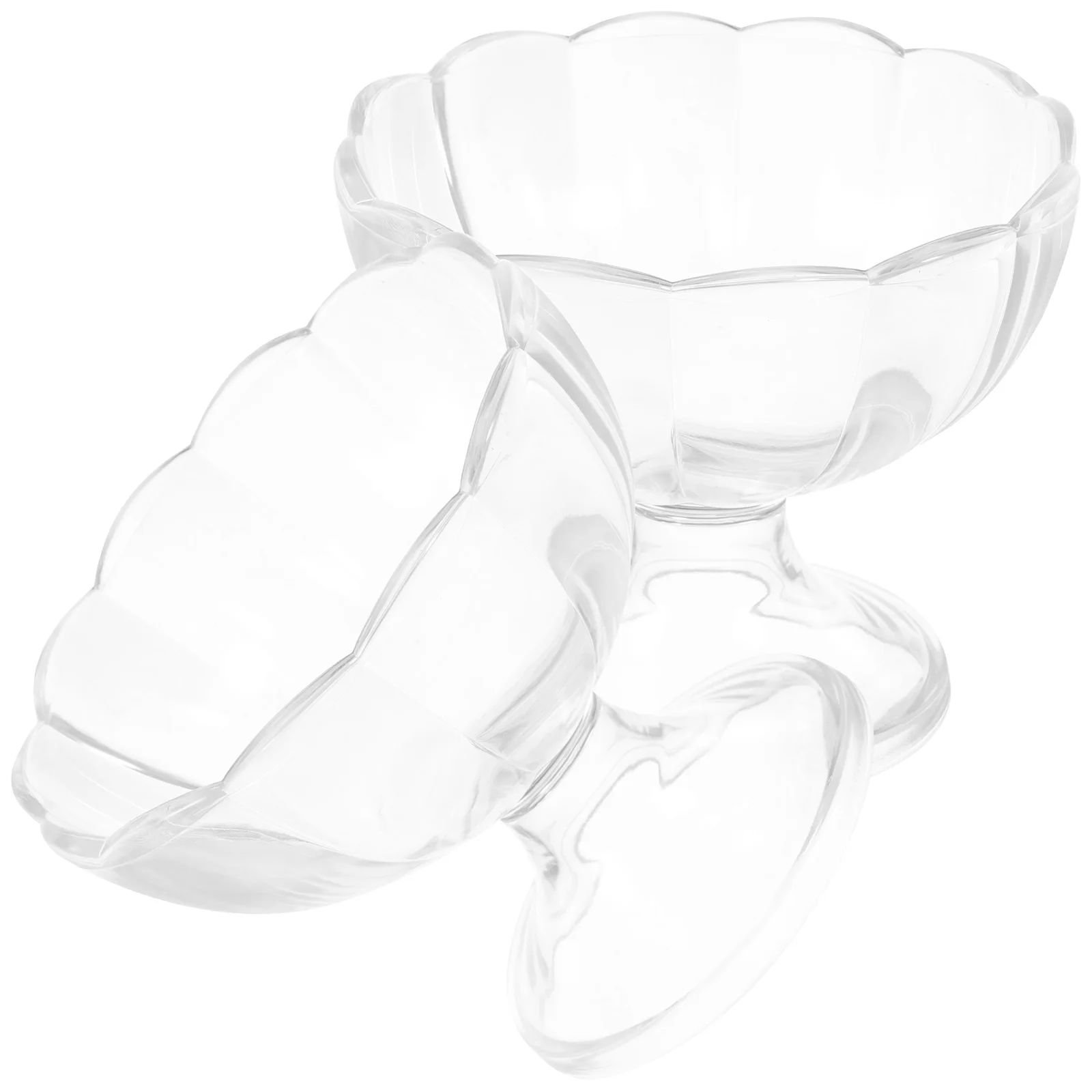 2Pcs 240ML Bowl Cream Cups Transparent Plastic Dessert Bowls Candy Serving Footed Dessert Dishes Kitchen Barware
2Pcs 240ML Bowl Cream Cups Transparent Plastic Dessert Bowls Candy Serving Footed Dessert Dishes Kitchen Barware