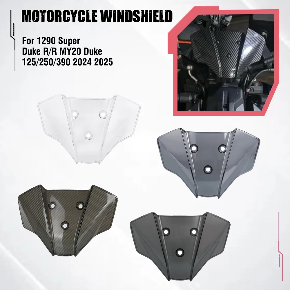 For 1290 Super Duke R/R MY20 Duke 125/250/390 2024 2025 Motorcycle Front Windscreen Windshield Wind Deflectors Shield Flyscreen
For 1290 Super Duke R/R MY20 Duke 125/250/390 2024 2025 Motorcycle Front Windscreen Windshield Wind Deflectors Shield Flyscreen