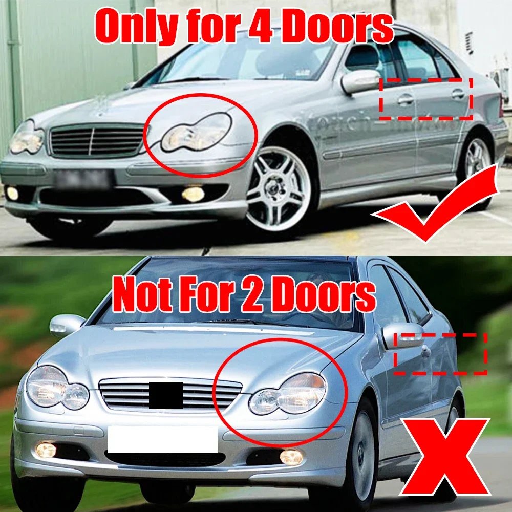 1 Pair Headlights Clear Lens Lampshade Cover For Mercedes Benz C-Class W203 2001-2007 Headlamp Shell Lenses Car Accessories
1 Pair Headlights Clear Lens Lampshade Cover For Mercedes Benz C-Class W203 2001-2007 Headlamp Shell Lenses Car Accessories
