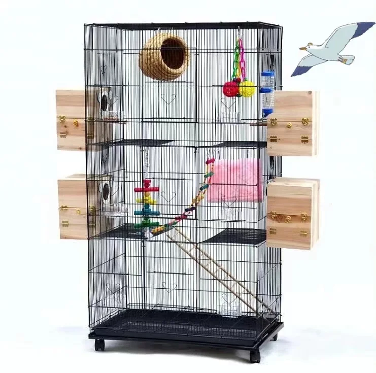 140cm Low-carbon Steel With Black Coating &Stainless Steel With Fancy Bird Toy Accessories Select Large Bird Cage
140cm Low-carbon Steel With Black Coating &Stainless Steel With Fancy Bird Toy Accessories Select Large Bird Cage