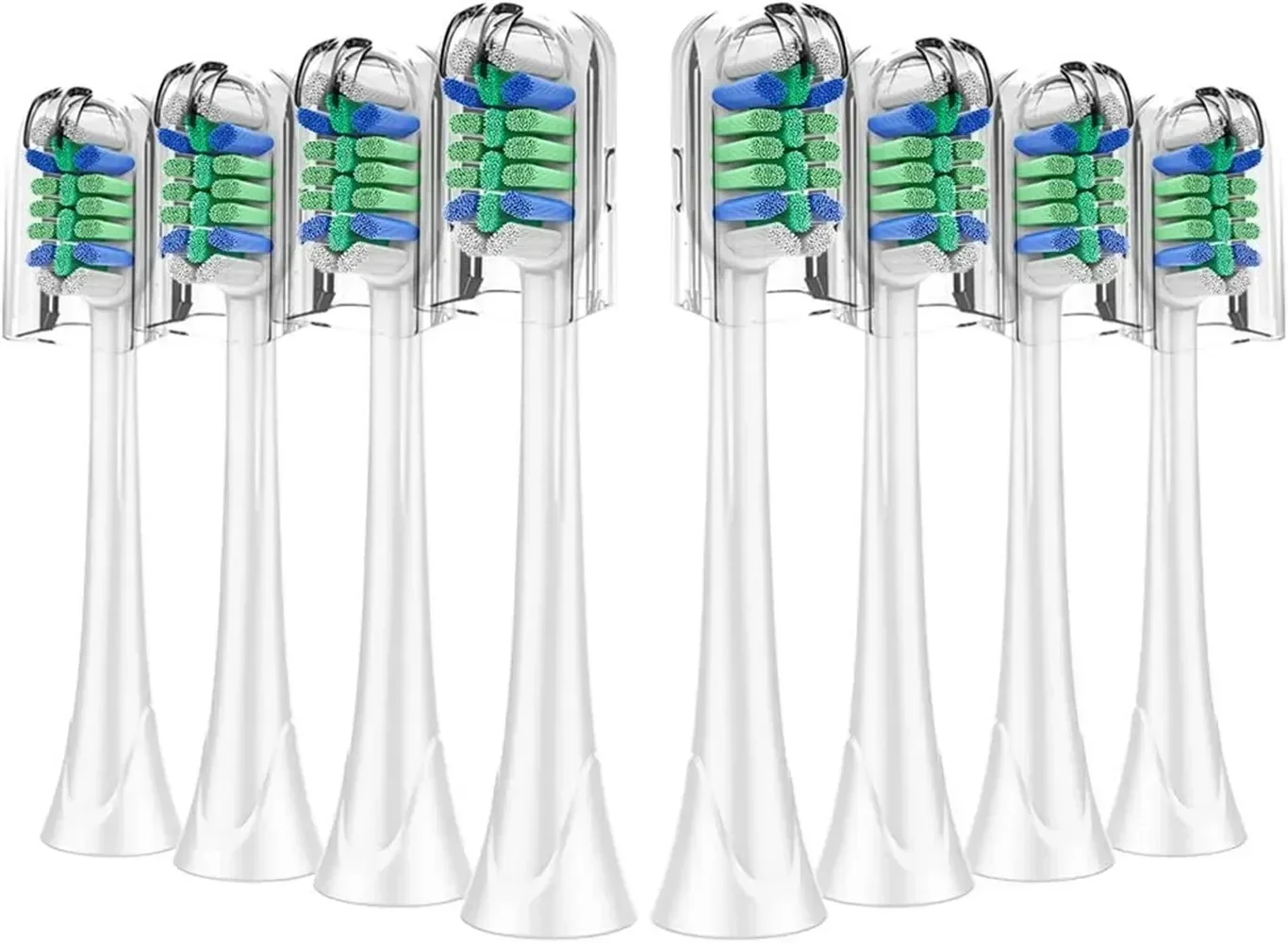 8 сменных насадок для зубных щеток, совместимых с Philips SoniCare, ручка для электрических зубных щеток с колпачками
8 сменных насадок для зубных щеток, совместимых с Philips SoniCare, ручка для электрических зубных щеток с колпачками
