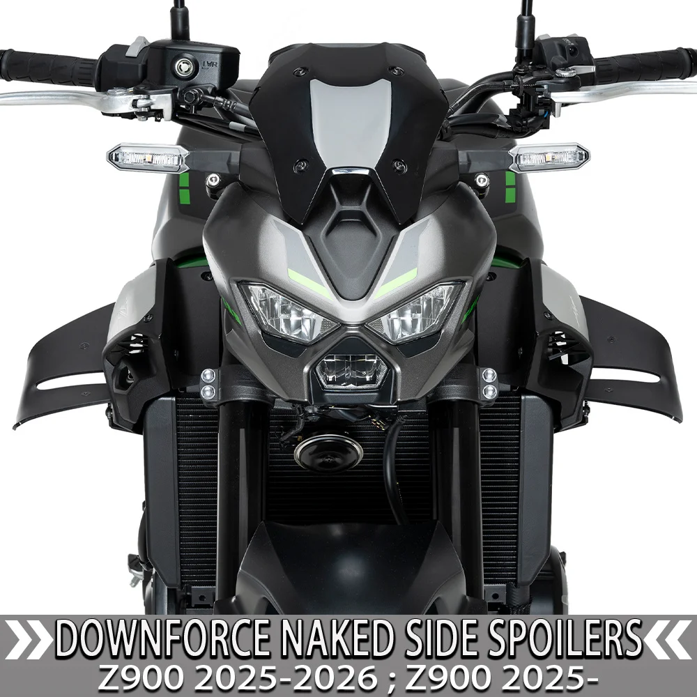 Motorcycle ABS Alerons Laterals Naked Side Spoilers Aerodynamic Wing Deflector Fits For KAWASAKI Z900 SE 2025 2026 z900se Z-900
Motorcycle ABS Alerons Laterals Naked Side Spoilers Aerodynamic Wing Deflector Fits For KAWASAKI Z900 SE 2025 2026 z900se Z-900