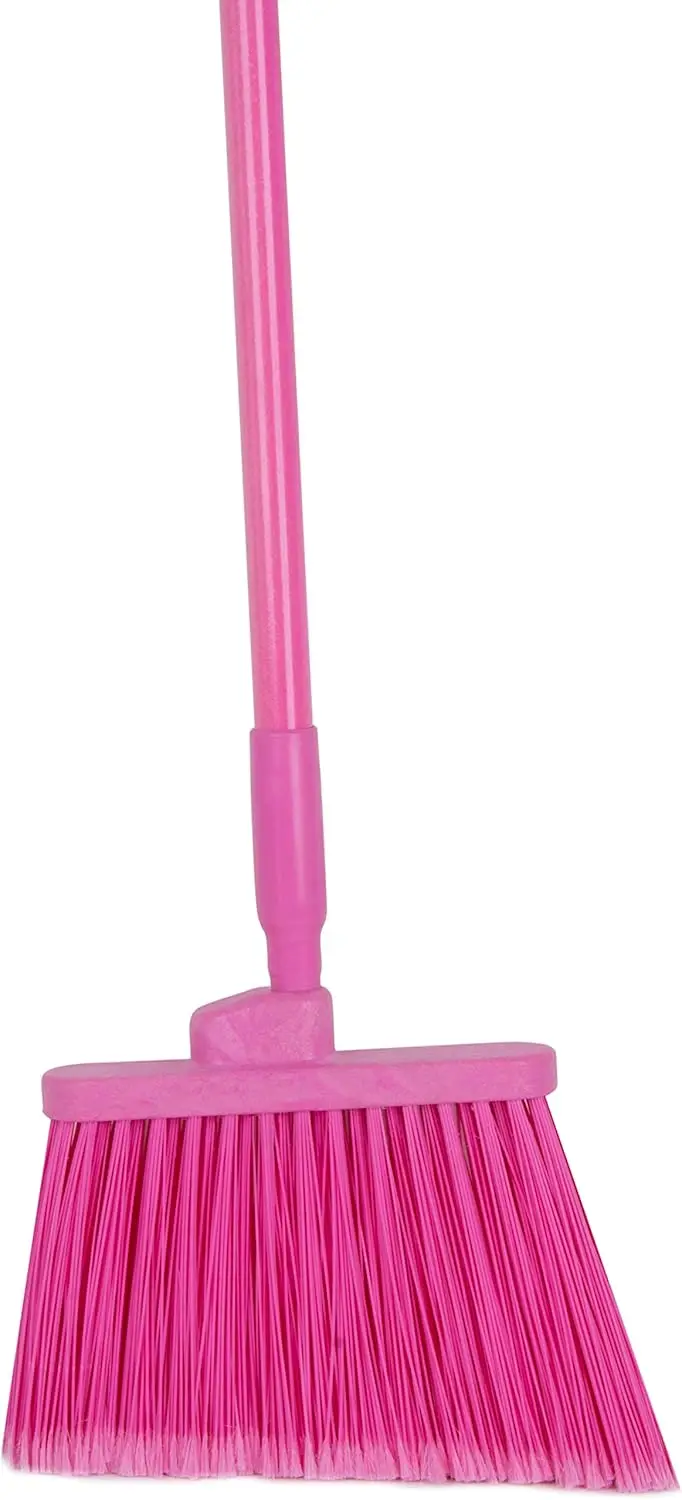 41082EC26 Plastic Color Coded Broom, Flagged Bristles, Long Broom With Angled For Large Debris, 56 Inches, Pink
41082EC26 Plastic Color Coded Broom, Flagged Bristles, Long Broom With Angled For Large Debris, 56 Inches, Pink