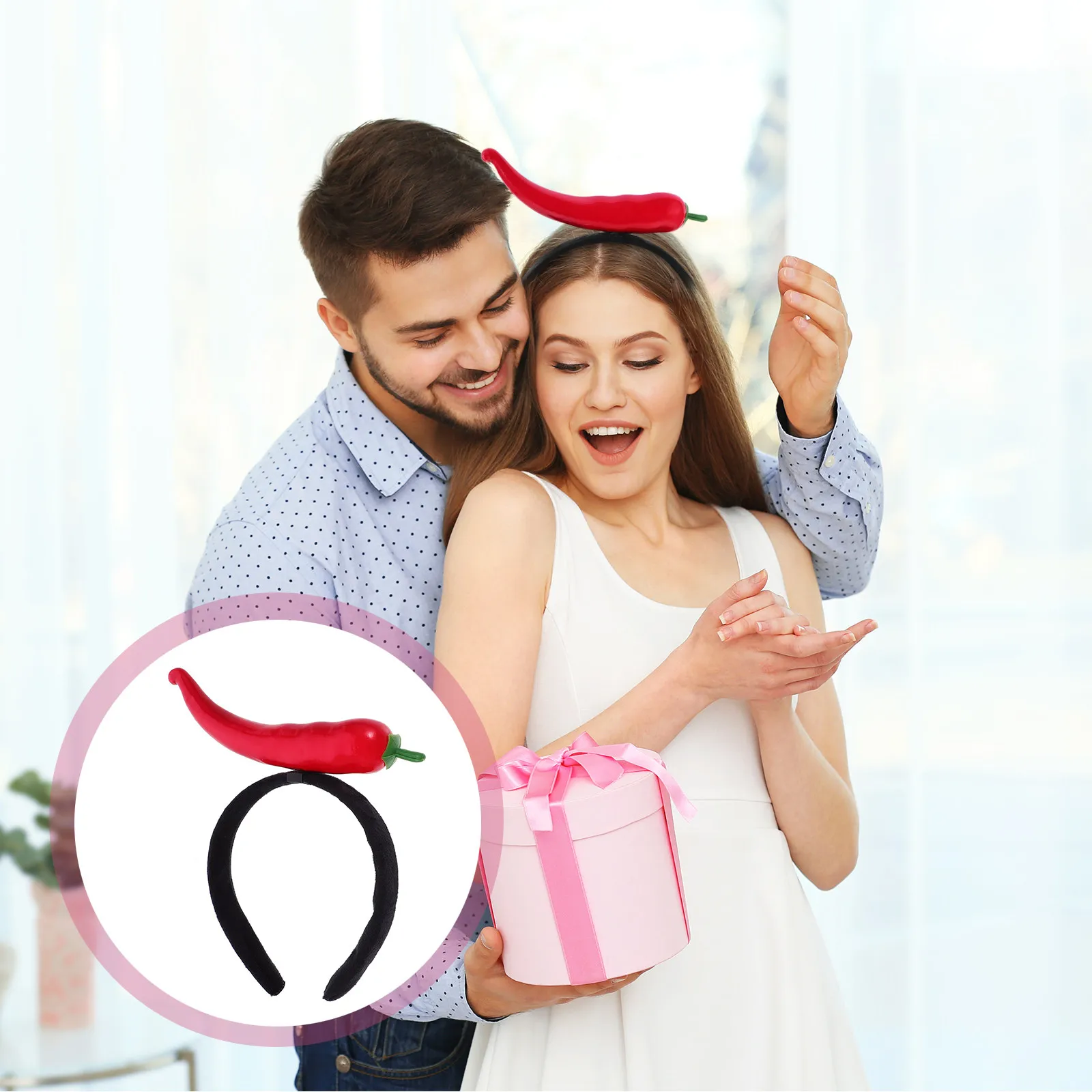 Cute Pepper Headband Cartoon Vegetable Hair Hoop Funny Party Cosplay Decorative Lovely Photo Accessory Vegetable Headbands
Cute Pepper Headband Cartoon Vegetable Hair Hoop Funny Party Cosplay Decorative Lovely Photo Accessory Vegetable Headbands