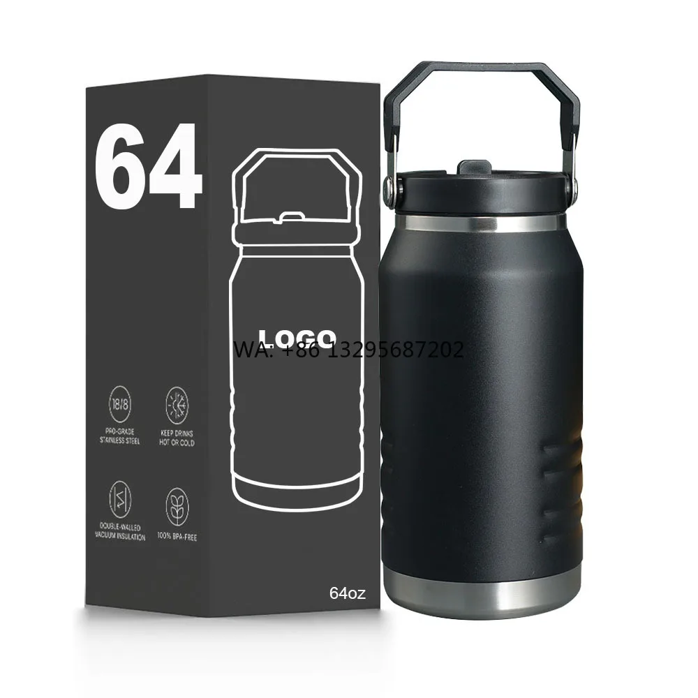 Wholesale Price 1200/1600ml Large Capacity Insulated Water Bottle Double Wall Insulated Vacuum Water Jug with Straw Spout Lid
Wholesale Price 1200/1600ml Large Capacity Insulated Water Bottle Double Wall Insulated Vacuum Water Jug with Straw Spout Lid