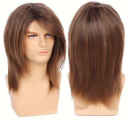 Man Short Wigs for Men Synthetic Hair Brown Wig Halloween Costume for Man Wigs Cosplay Carnival Party Brown
Man Short Wigs for Men Synthetic Hair Brown Wig Halloween Costume for Man Wigs Cosplay Carnival Party Brown