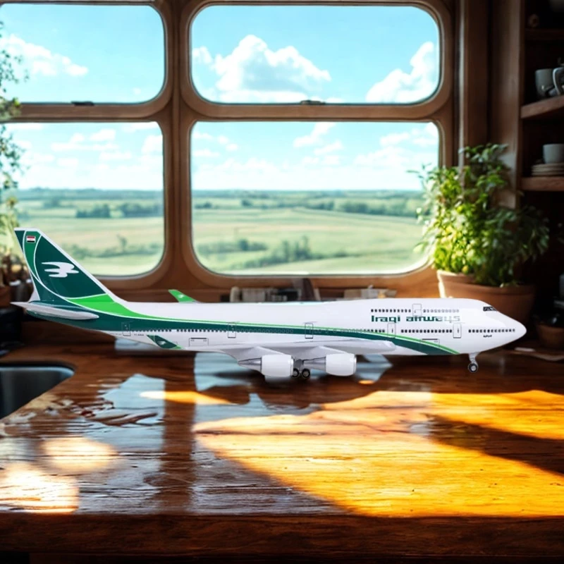 47CM 1:150 Scale B747 Iraq Airlines Aircraft Model Die-casting Machine Souvenir Decoration Collected Gift By Aviation
47CM 1:150 Scale B747 Iraq Airlines Aircraft Model Die-casting Machine Souvenir Decoration Collected Gift By Aviation