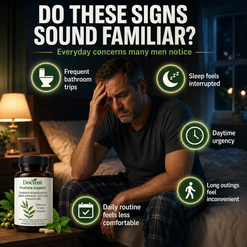 Men's Prostate Support Capsules 60 Count, Saw Palmetto 300mg, Stinging Nettle Root Extract, Zinc Vitamin B6, Daily Supplement
Men's Prostate Support Capsules 60 Count, Saw Palmetto 300mg, Stinging Nettle Root Extract, Zinc Vitamin B6, Daily Supplement