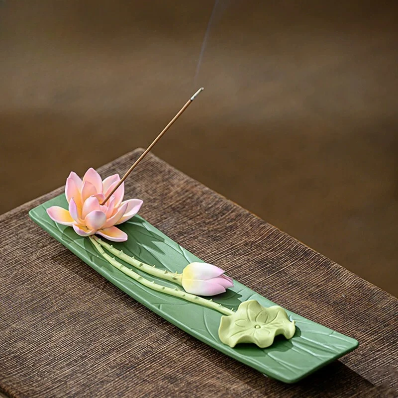 CZ ceramic handmade lotus thread incense insert incense holder zen lotus flower design tray base tea ceremony interior ornament
CZ ceramic handmade lotus thread incense insert incense holder zen lotus flower design tray base tea ceremony interior ornament
