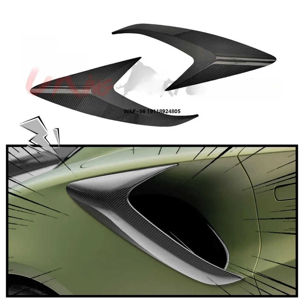 Emira Vors Style Real Carbon Fiber Rear Side Vents Trim for Lotus Emira
Emira Vors Style Real Carbon Fiber Rear Side Vents Trim for Lotus Emira