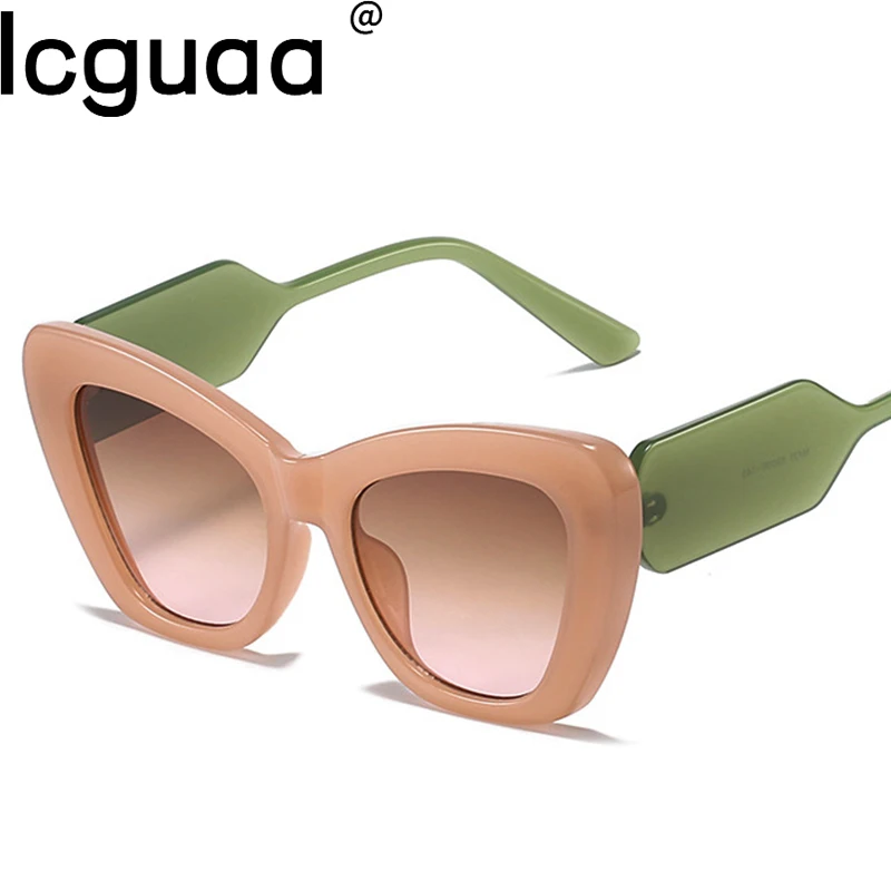 Oversized Cat Eyes Green Pink Sunglasses Women 2022 Brand Designer New Fashion Sun Glasses For Women Lunettes De Marque Femme
Oversized Cat Eyes Green Pink Sunglasses Women 2022 Brand Designer New Fashion Sun Glasses For Women Lunettes De Marque Femme