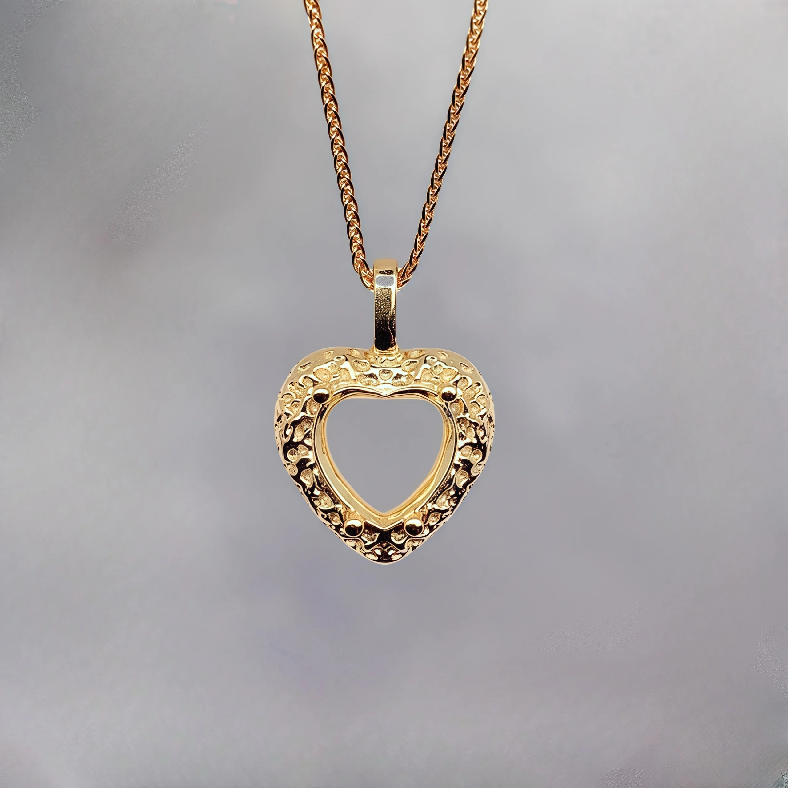 L S925 Sterling Silver DIY Empty Holder Pendant Settings 8mm Heart-shaped Stone Fine Charm Jewelry Luxury Design for Woman
L S925 Sterling Silver DIY Empty Holder Pendant Settings 8mm Heart-shaped Stone Fine Charm Jewelry Luxury Design for Woman