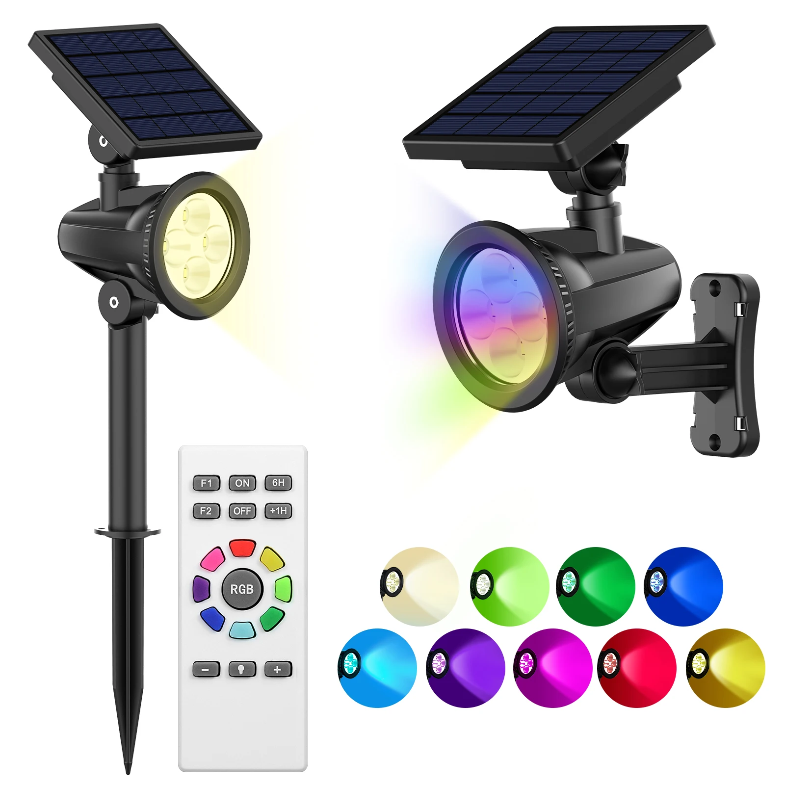 Solar Light Outdoor 8 Color Modes Solar Spot Lights Tree Lawn Garden Lights For Landscape Pathway Yard Patio Driveway 2 Pack
Solar Light Outdoor 8 Color Modes Solar Spot Lights Tree Lawn Garden Lights For Landscape Pathway Yard Patio Driveway 2 Pack