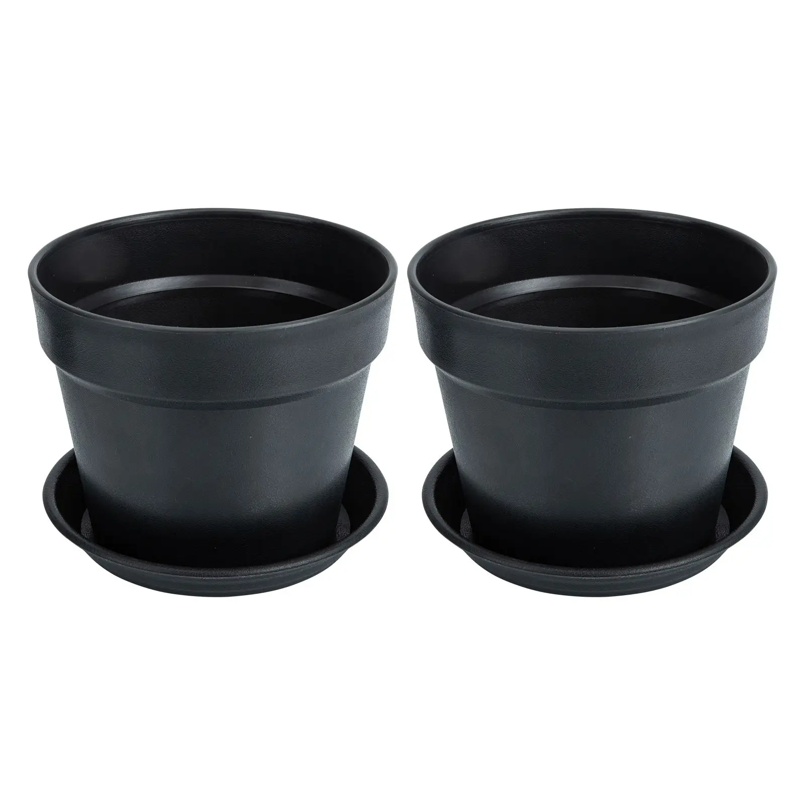2 Sets Resin Flower Pot Round Plant Pots PP Material Garden Decorative Planter Plastic Flower Pots for Plants
2 Sets Resin Flower Pot Round Plant Pots PP Material Garden Decorative Planter Plastic Flower Pots for Plants