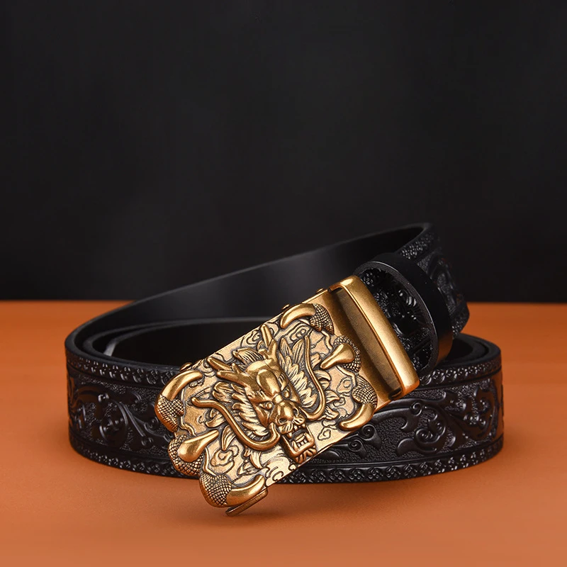 2025 New Trendy Retro Domineering Tang Grass Pattern Engraved Popular Men's Automatic Imitation Copper Buckle Belt Personality
2025 New Trendy Retro Domineering Tang Grass Pattern Engraved Popular Men's Automatic Imitation Copper Buckle Belt Personality