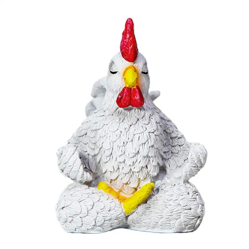 Meditation Yoga Rooster Statue Creative Resin Rooster Figurine Perfect for Home Office Desktop Table Meditation Room Decoration
Meditation Yoga Rooster Statue Creative Resin Rooster Figurine Perfect for Home Office Desktop Table Meditation Room Decoration