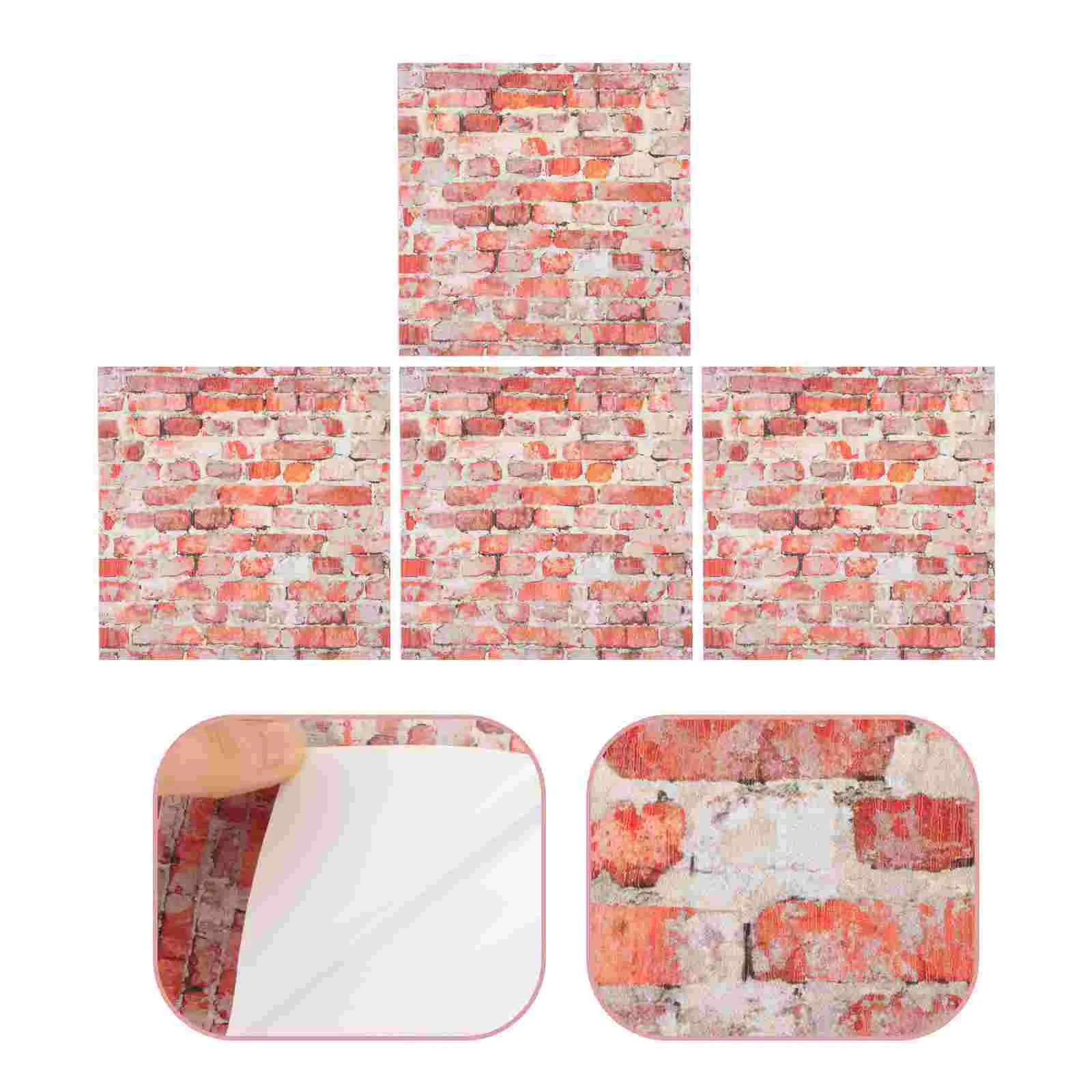 4 Pcs Simulated Tiles House Decorative Wallpaper Dollhouse Miniature Toy Room Pvc Things Tiny 
4 Pcs Simulated Tiles House Decorative Wallpaper Dollhouse Miniature Toy Room Pvc Things Tiny