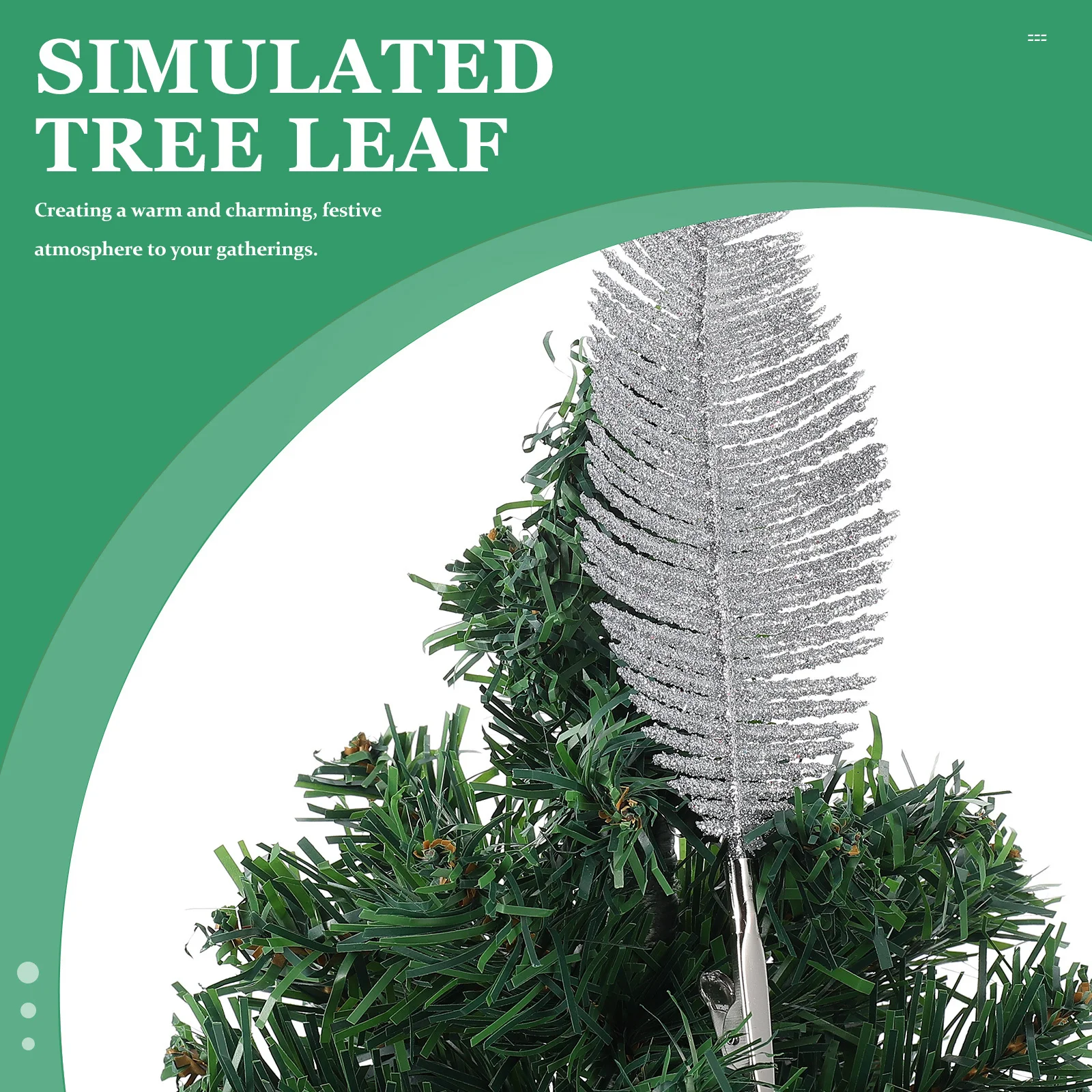 6Pcs Christmas Tree Leaf Clips Lifelike Glitter Plastic Leaves Festive Decor for DIY Wreath Garland Holiday Decoration
6Pcs Christmas Tree Leaf Clips Lifelike Glitter Plastic Leaves Festive Decor for DIY Wreath Garland Holiday Decoration