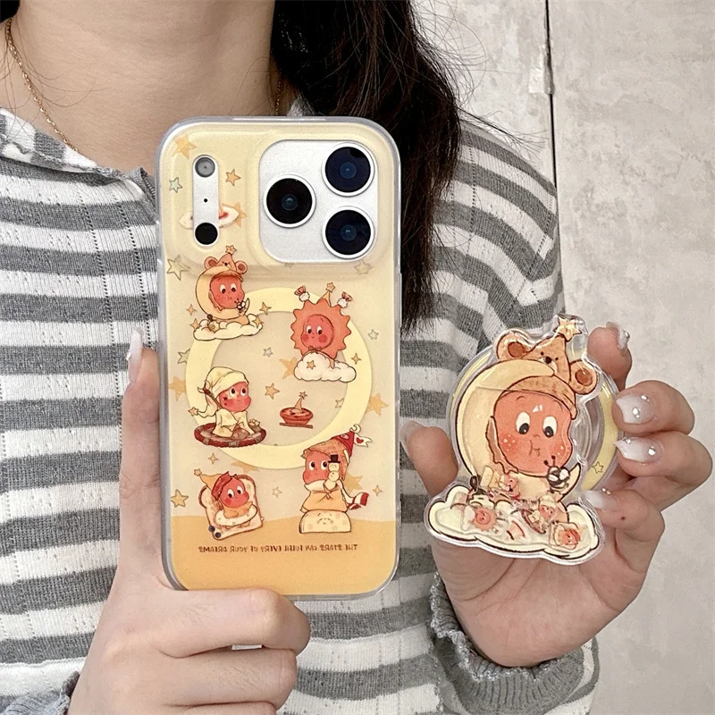Fashion Cute Star Baby Cartoon Magnetic Phone Case For iPhone 17 Pro 16 15 14 Pro Max Cover with Stand Shockproof Protective Cas
Fashion Cute Star Baby Cartoon Magnetic Phone Case For iPhone 17 Pro 16 15 14 Pro Max Cover with Stand Shockproof Protective Cas