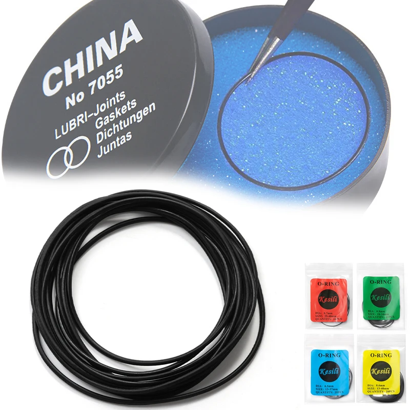 Watch Repair Tools Professional Waterproof Watch Gasket Grease Rings for Watchmaker Machine Gasket O-Ring Seel 0.5 0.6 0.7 0.8mm
Watch Repair Tools Professional Waterproof Watch Gasket Grease Rings for Watchmaker Machine Gasket O-Ring Seel 0.5 0.6 0.7 0.8mm