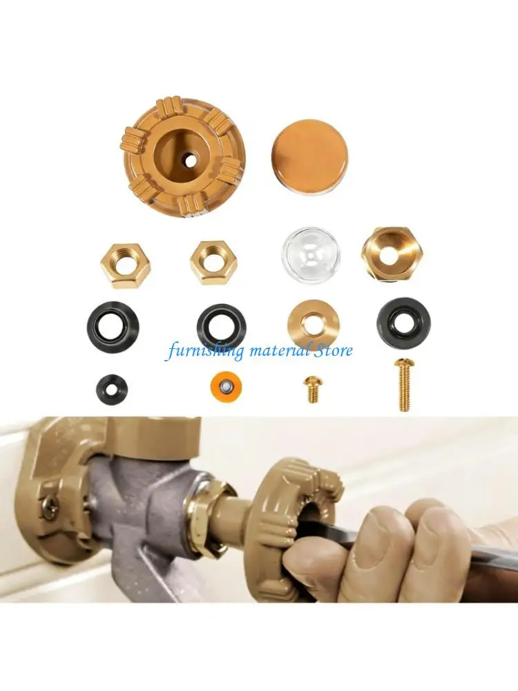 Y5GD Unified External Tap Repair with EPDM Seal & Check Valves Component Wall Mix Maintenance Tool for Woodford
Y5GD Unified External Tap Repair with EPDM Seal & Check Valves Component Wall Mix Maintenance Tool for Woodford