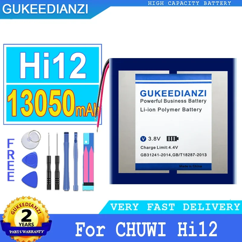 13050mAh Durable Fast Charging Tablet Battery For Chuwi Hi12 Dual System 64G HI10 Plus CW1527 10.8" Tablet PC NO Connector
13050mAh Durable Fast Charging Tablet Battery For Chuwi Hi12 Dual System 64G HI10 Plus CW1527 10.8" Tablet PC NO Connector