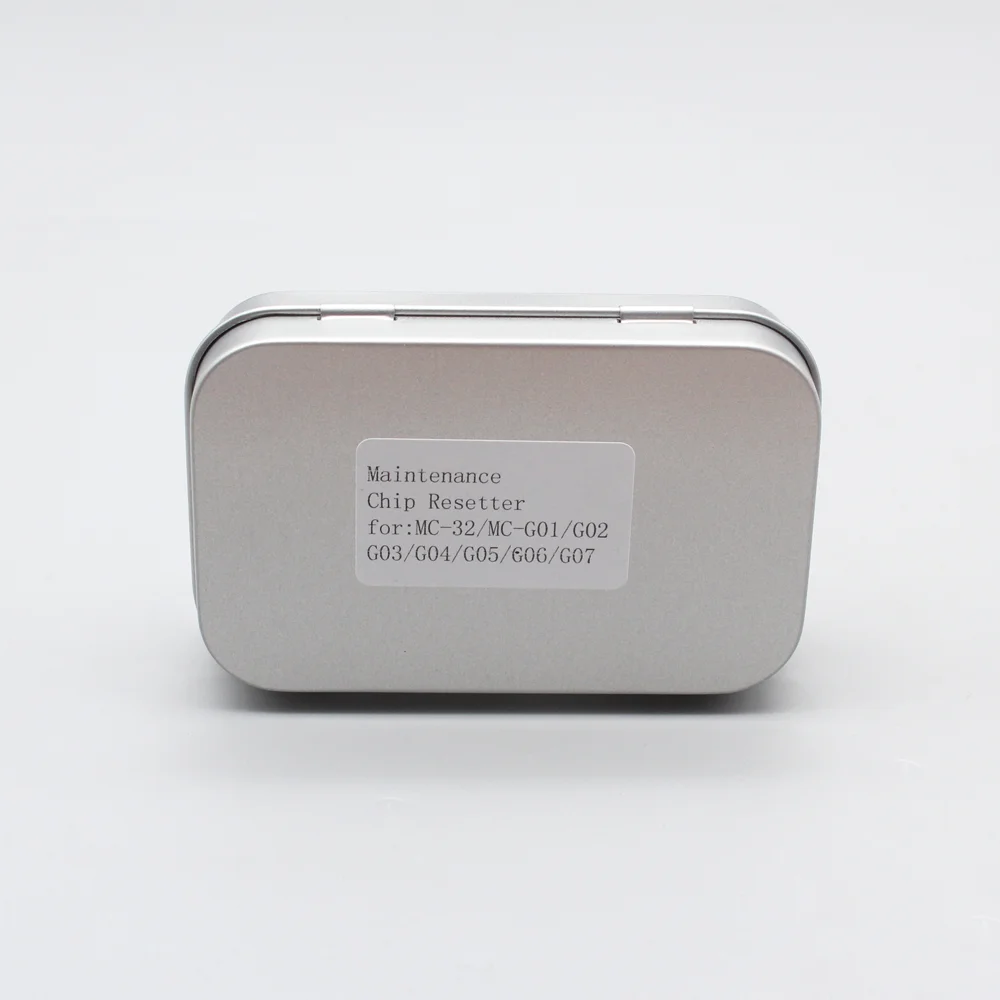 Chip Resetter Universal MC-G01 G02 G03 G04 G05 G06 G07 MC32 for Canon G2160 G3160 6010 7020 3010 3020 Maintenance box resetter
Chip Resetter Universal MC-G01 G02 G03 G04 G05 G06 G07 MC32 for Canon G2160 G3160 6010 7020 3010 3020 Maintenance box resetter
