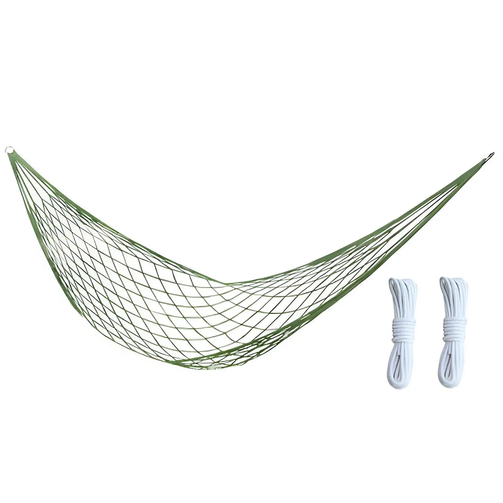 Comfortable Nylon Net Hammock Portable Mesh Rope Sleeping Bed for Beach Garden Camping
Comfortable Nylon Net Hammock Portable Mesh Rope Sleeping Bed for Beach Garden Camping