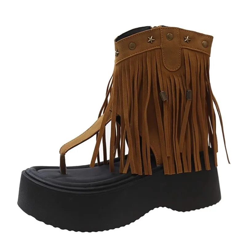 Flip Flop Tassel Modern Sandals Mid Heel Zip Women's Shoes on Sale 2025 Fashion Solid Shallow Flat with Women's Sandals
Flip Flop Tassel Modern Sandals Mid Heel Zip Women's Shoes on Sale 2025 Fashion Solid Shallow Flat with Women's Sandals