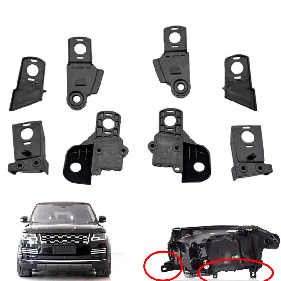 Комплект кронштейнов для фар Wooeight, 8 шт., защитное кольцо для фар, верхний ремкомплект для Land Rover Range Rover 2018-2020
Комплект кронштейнов для фар Wooeight, 8 шт., защитное кольцо для фар, верхний ремкомплект для Land Rover Range Rover 2018-2020