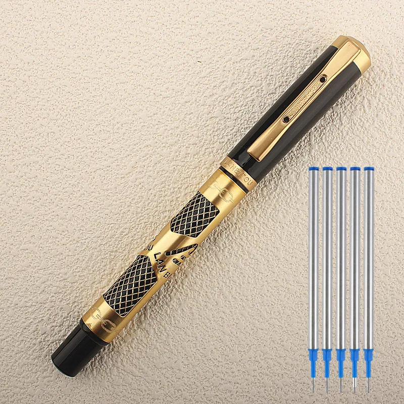 High Quality Full Metal Roller Ballpoint Pen Office Executive Business Men Gift Writing Office Pen
High Quality Full Metal Roller Ballpoint Pen Office Executive Business Men Gift Writing Office Pen