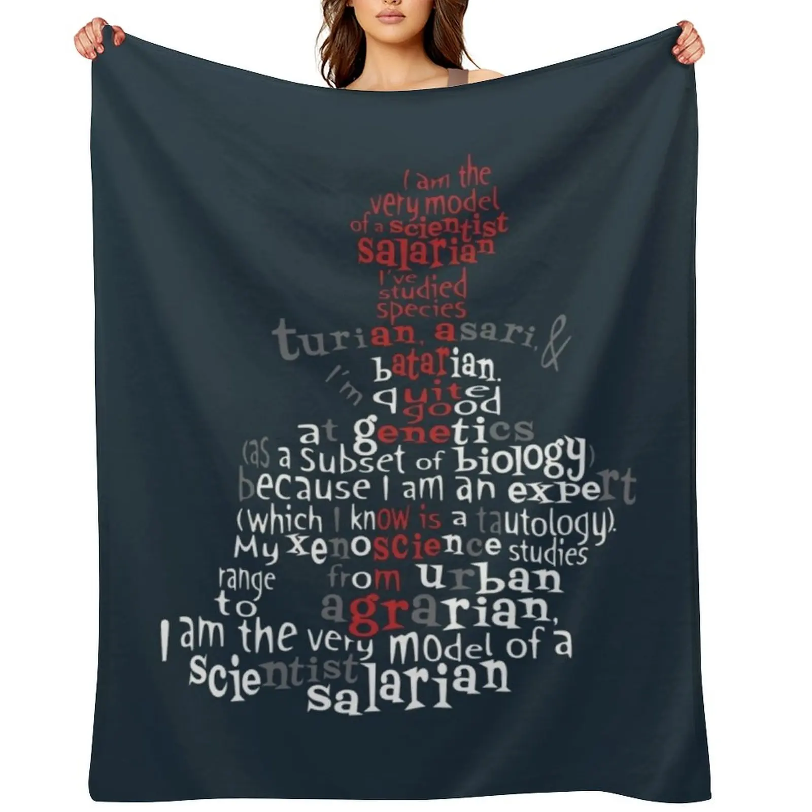 Scientist Salarian (no borders version) Throw Blanket Sofa Quilt Soft Beds Softest Soft Blankets
Scientist Salarian (no borders version) Throw Blanket Sofa Quilt Soft Beds Softest Soft Blankets
