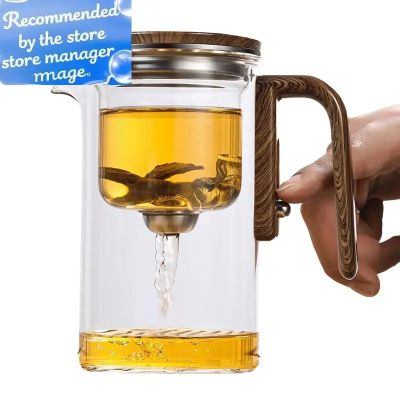 Glass Tea Pot Kettle Infuser 600ML/800ML Teapot Water Separation Inner Magnet One Click Magnetic Switchs Tea Filtration Kettle
Glass Tea Pot Kettle Infuser 600ML/800ML Teapot Water Separation Inner Magnet One Click Magnetic Switchs Tea Filtration Kettle