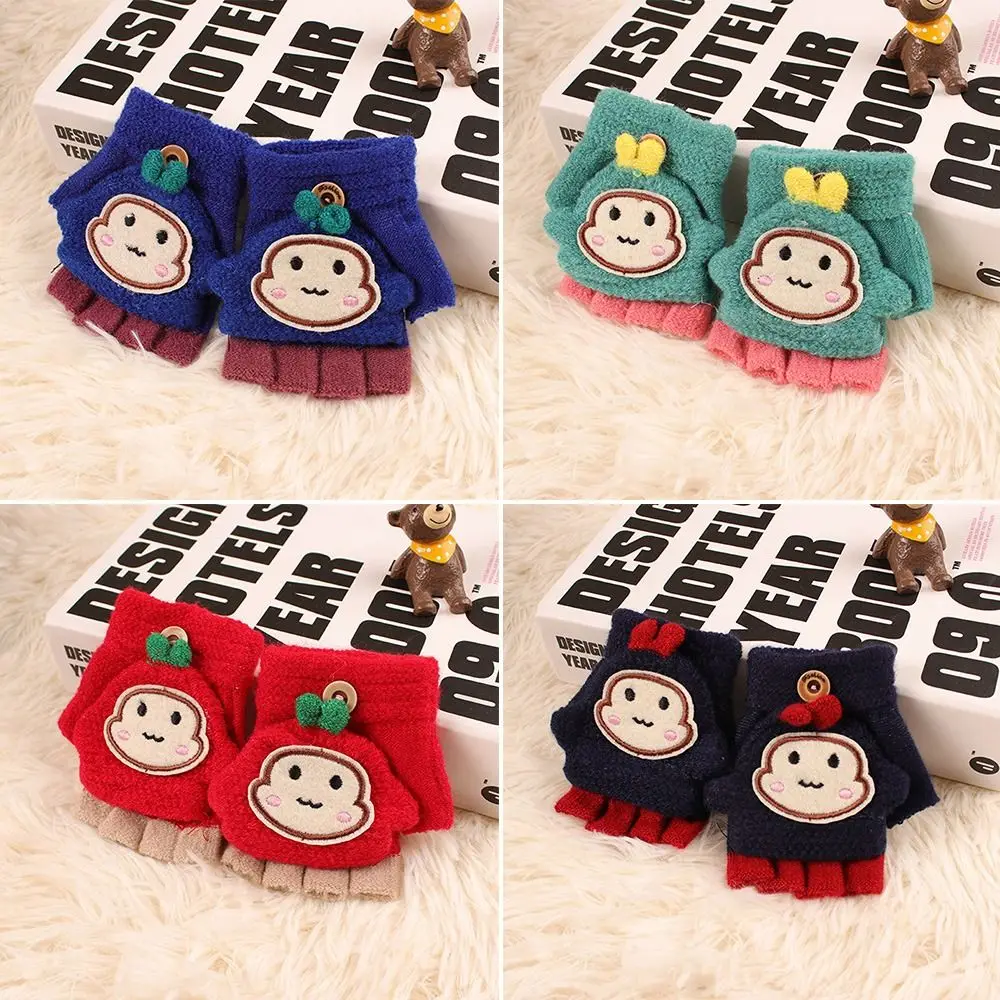 1-5 Years Baby Winter Gloves Children Girl Boy Half Finger Flip Cover Gloves Boys Animal Warm Children Mittens Knitted Gloves
1-5 Years Baby Winter Gloves Children Girl Boy Half Finger Flip Cover Gloves Boys Animal Warm Children Mittens Knitted Gloves