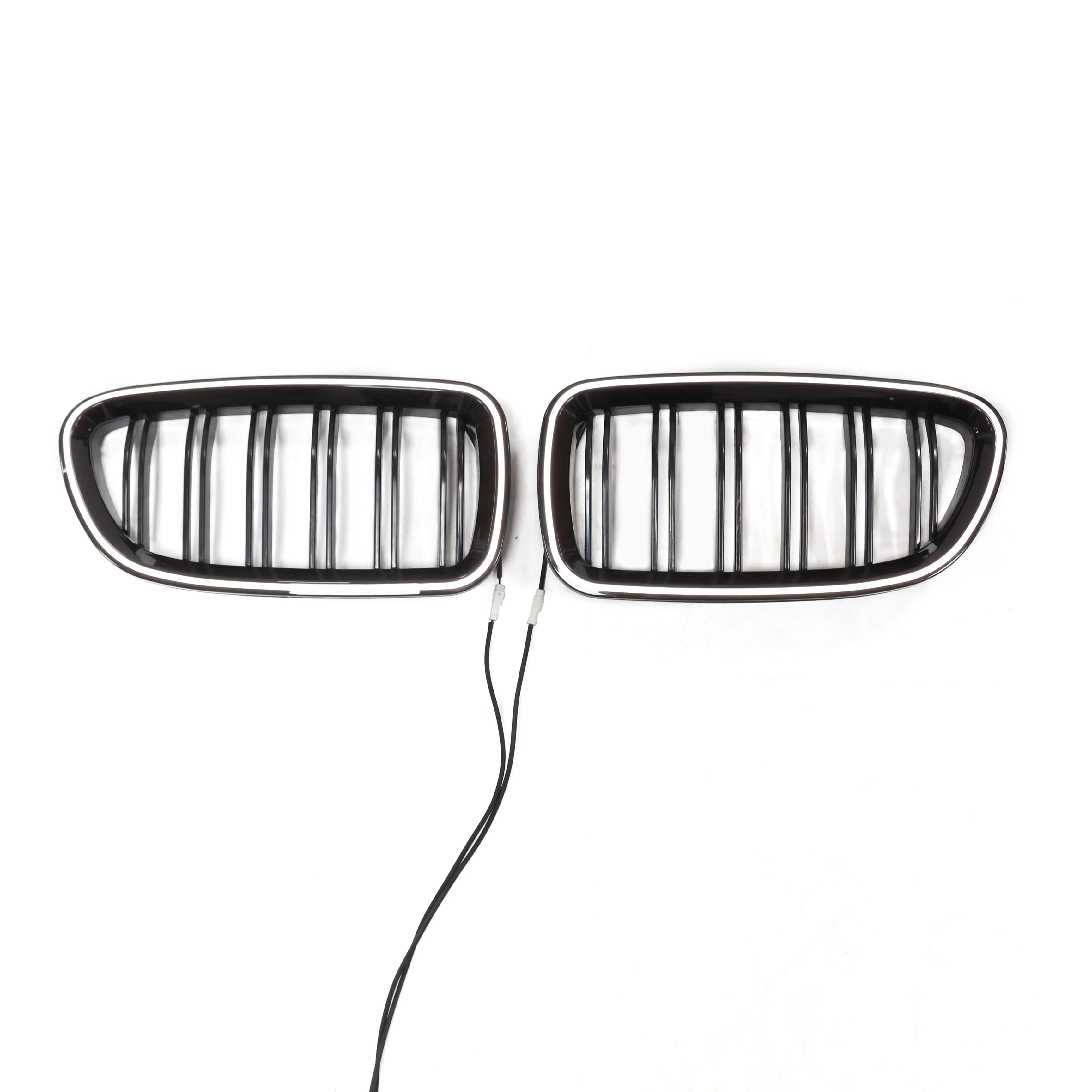 Front Hood Grill Glossy Black Dual Slat LED Lighting Front Bumper Grille Car Grill For BMW 5 Series F10 2010-2017
Front Hood Grill Glossy Black Dual Slat LED Lighting Front Bumper Grille Car Grill For BMW 5 Series F10 2010-2017