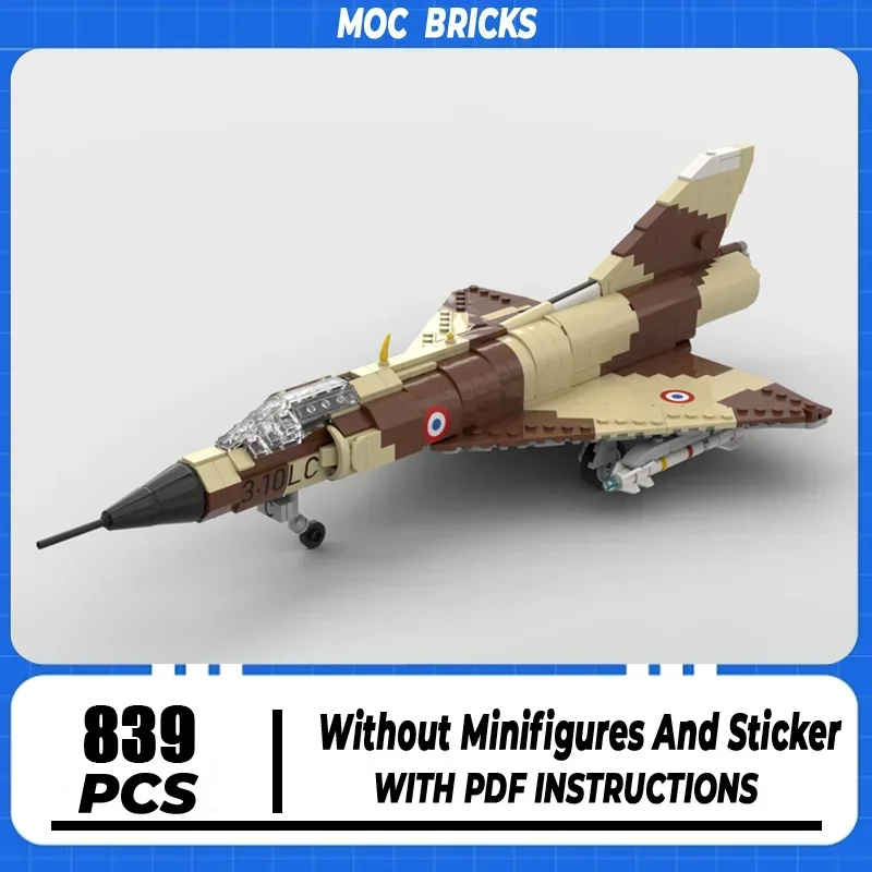 Moc Building Block Famous Military Series 1:35 Scale Mirage IIIC Model Technology Bricks DIY Assembly Airplane Toys Holiday Gift
Moc Building Block Famous Military Series 1:35 Scale Mirage IIIC Model Technology Bricks DIY Assembly Airplane Toys Holiday Gift