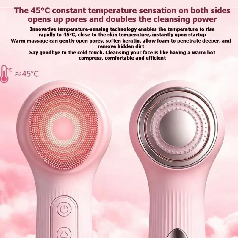 ABUD-Magnetic Charging Heated Dual-Sided Cleansing Brush-Ultrasonic Silicone Facial Cleanser
ABUD-Magnetic Charging Heated Dual-Sided Cleansing Brush-Ultrasonic Silicone Facial Cleanser