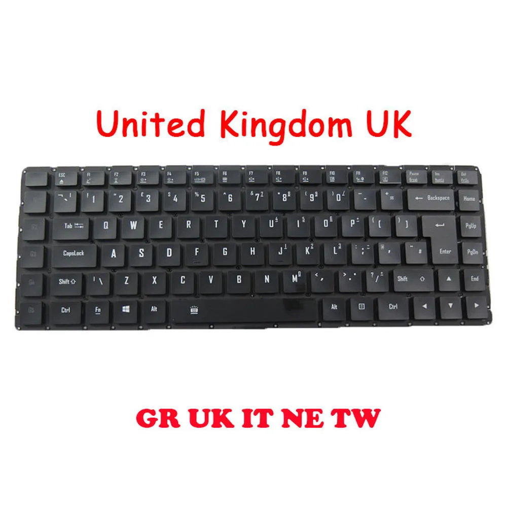 2-zone RGB Backlight UK GR TW SP KR NE IT Keyboard For Gigabyte For AERO 14 RP64 27703-UK641-G30S SKB1507-UK 2Z703-UK641-G30S
2-zone RGB Backlight UK GR TW SP KR NE IT Keyboard For Gigabyte For AERO 14 RP64 27703-UK641-G30S SKB1507-UK 2Z703-UK641-G30S
