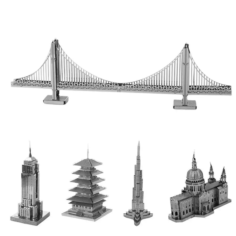 3D Metal Puzzle World Architecture The Classical Architecture Assembly Model Kits DIY Laser Cut Jigsaw Puzzle Toy For Kids Adult
3D Metal Puzzle World Architecture The Classical Architecture Assembly Model Kits DIY Laser Cut Jigsaw Puzzle Toy For Kids Adult