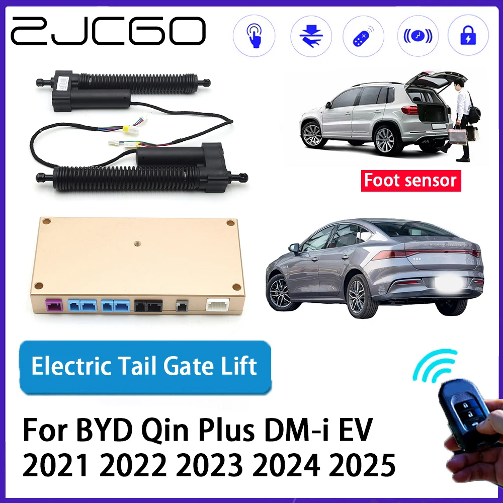 ZJCGO Car Auto Trunk intelligent Electric Tail Gate Lift Automatic Tailgate Opener for BYD Qin Plus DM-i EV 2021~2025
ZJCGO Car Auto Trunk intelligent Electric Tail Gate Lift Automatic Tailgate Opener for BYD Qin Plus DM-i EV 2021~2025