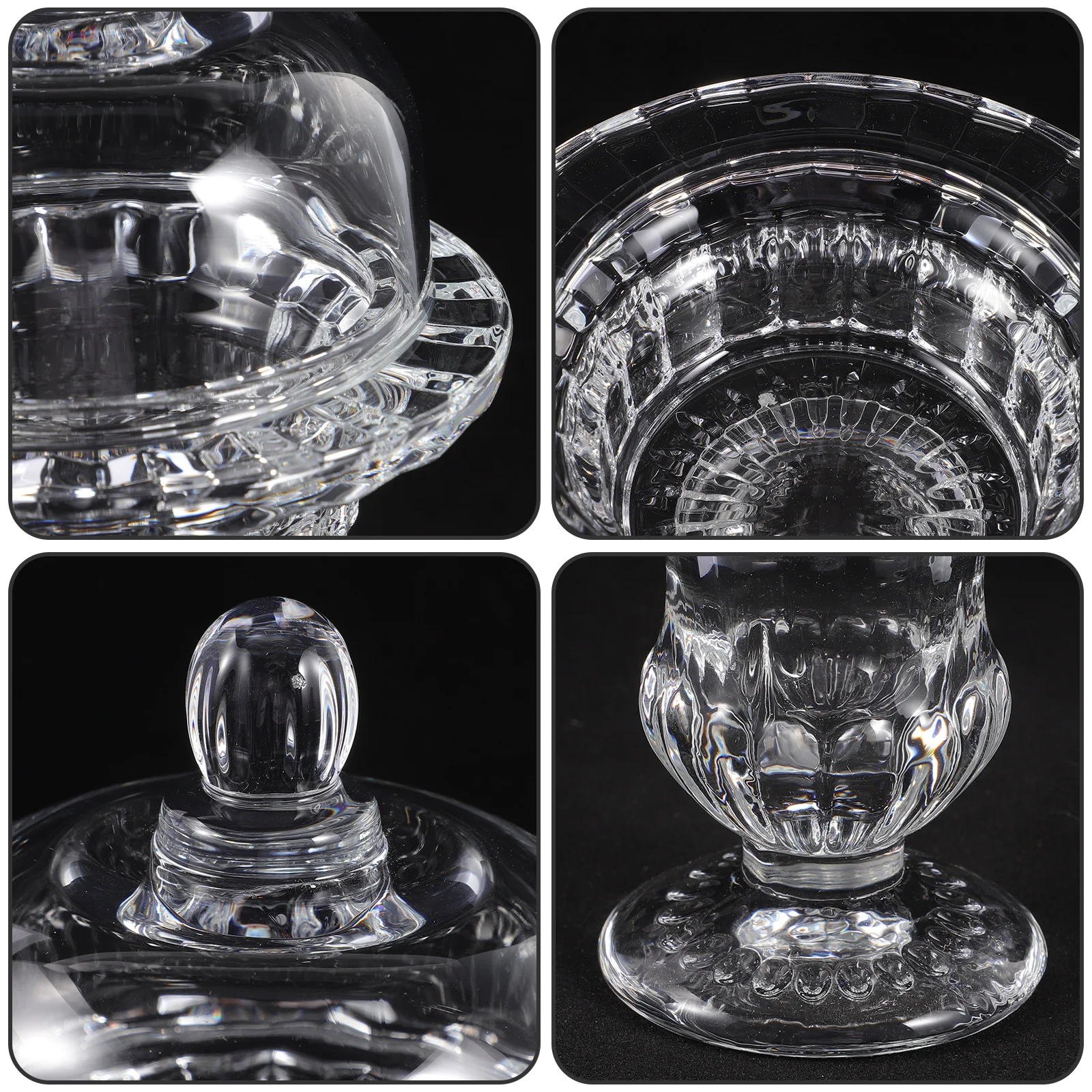 Storage Jar Glass Dessert Holder Candy Container Decorative Gift Box Wedding Supply Candy Jar with Lid Glass Dessert Bowls
Storage Jar Glass Dessert Holder Candy Container Decorative Gift Box Wedding Supply Candy Jar with Lid Glass Dessert Bowls