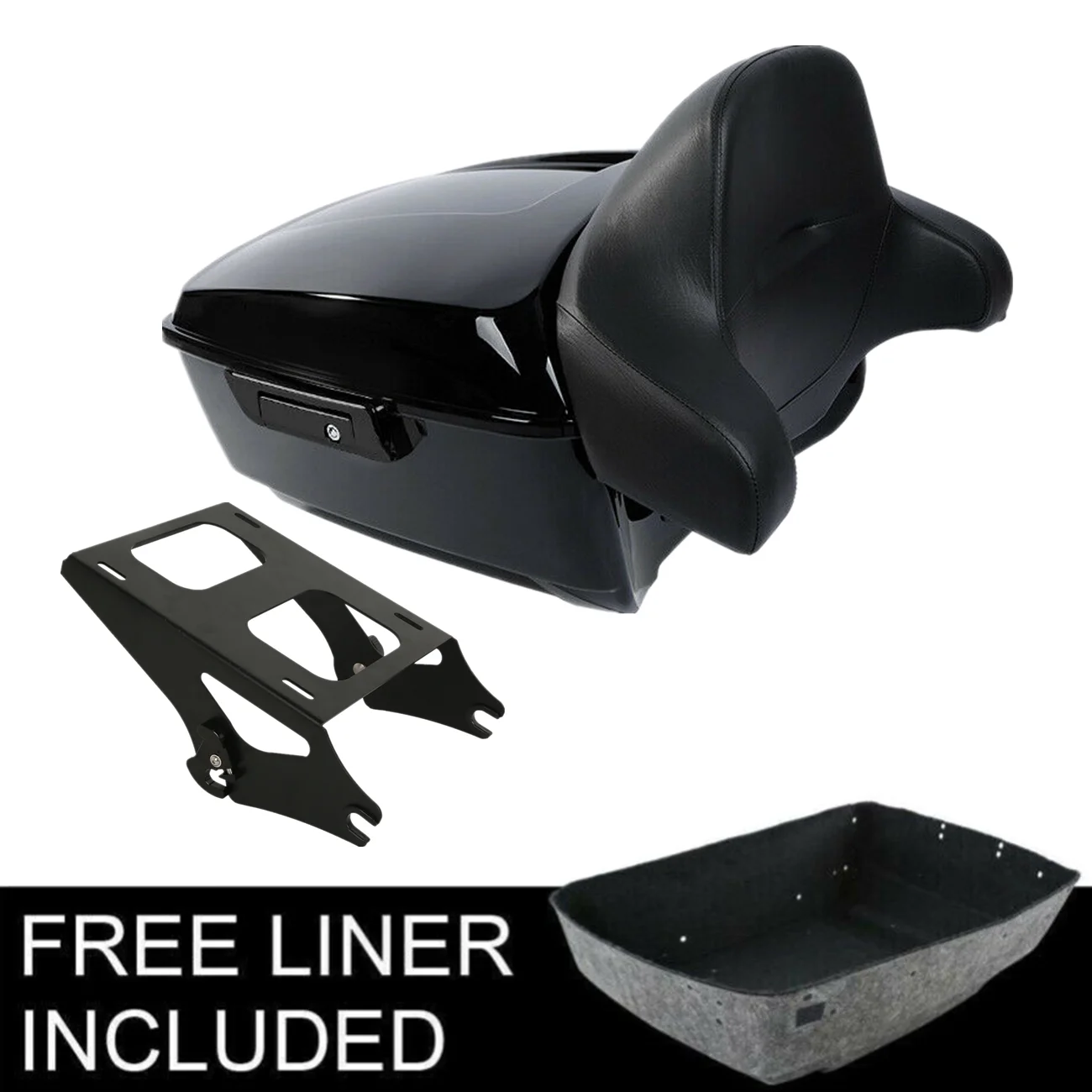 Motorcycle King Pack Trunk Mount Rack For Harley Tour Pack Touring Street Glide Road Glide Road King Electra Glide 2014-2024
Motorcycle King Pack Trunk Mount Rack For Harley Tour Pack Touring Street Glide Road Glide Road King Electra Glide 2014-2024