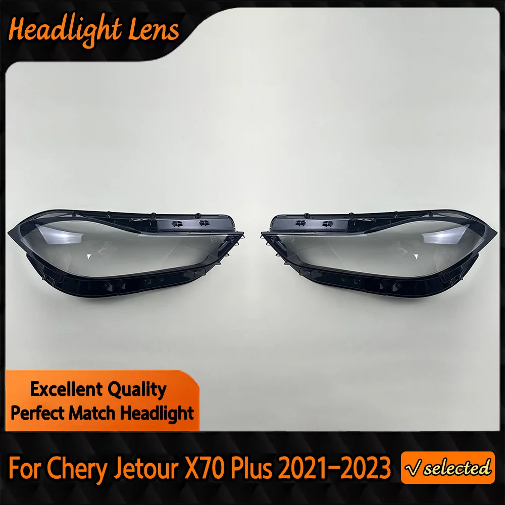Для Chery Jetour X70 Plus 2021 2022 2023, чехлы для линз передних фар автомобиля, левый и правый автомобильный прозрачный корпус, автомобильные аксессуары
Для Chery Jetour X70 Plus 2021 2022 2023, чехлы для линз передних фар автомобиля, левый и правый автомобильный прозрачный корпус, автомобильные аксессуары