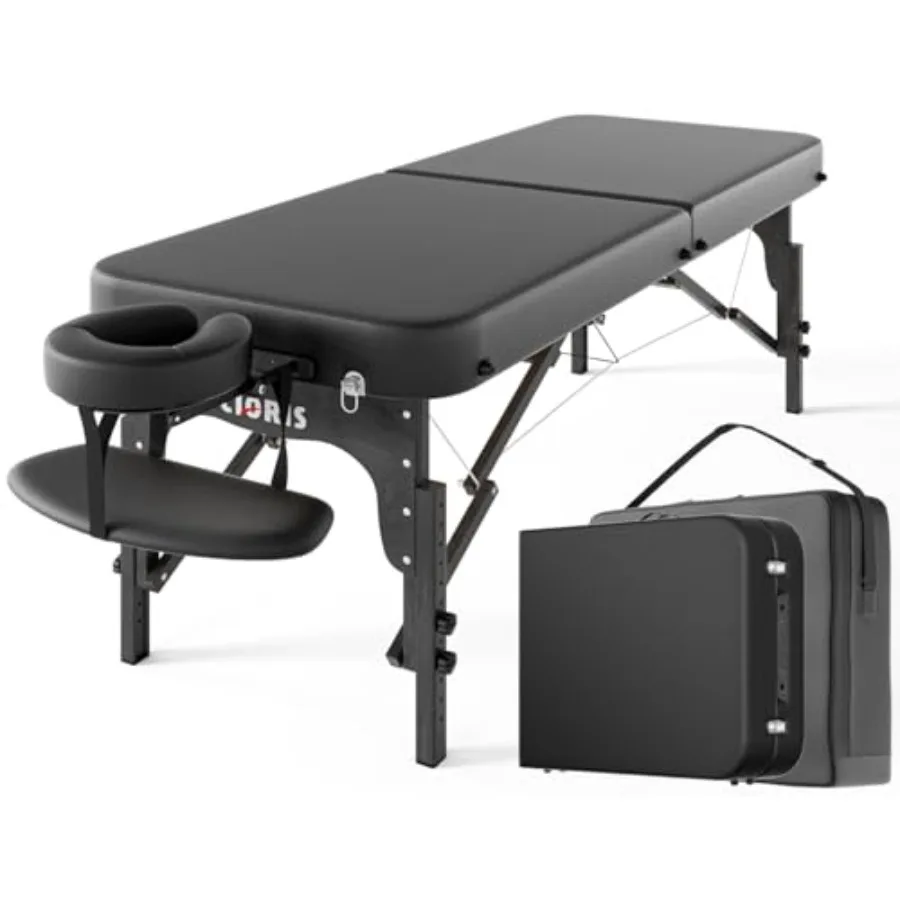 CLORIS 84" Professional Massage Table Portable Reinforced Wooden Leg 2 Folding Lightweight Spa Salon Tattoo Massage Bed Height
CLORIS 84" Professional Massage Table Portable Reinforced Wooden Leg 2 Folding Lightweight Spa Salon Tattoo Massage Bed Height