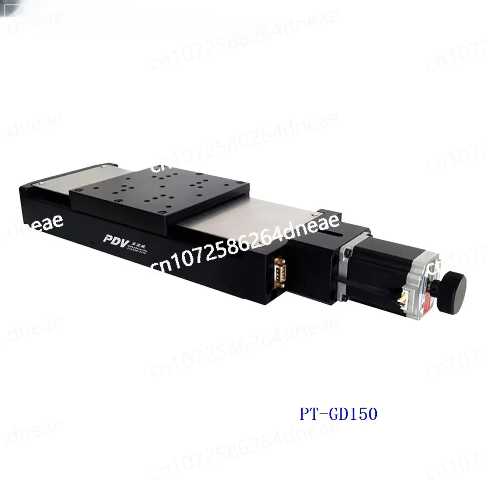 Electric Translating Platform, X Axis Linear Station, 50-500mm Travel PT-GD150 (50-500) Motorized High Precision Linear Stage
Electric Translating Platform, X Axis Linear Station, 50-500mm Travel PT-GD150 (50-500) Motorized High Precision Linear Stage