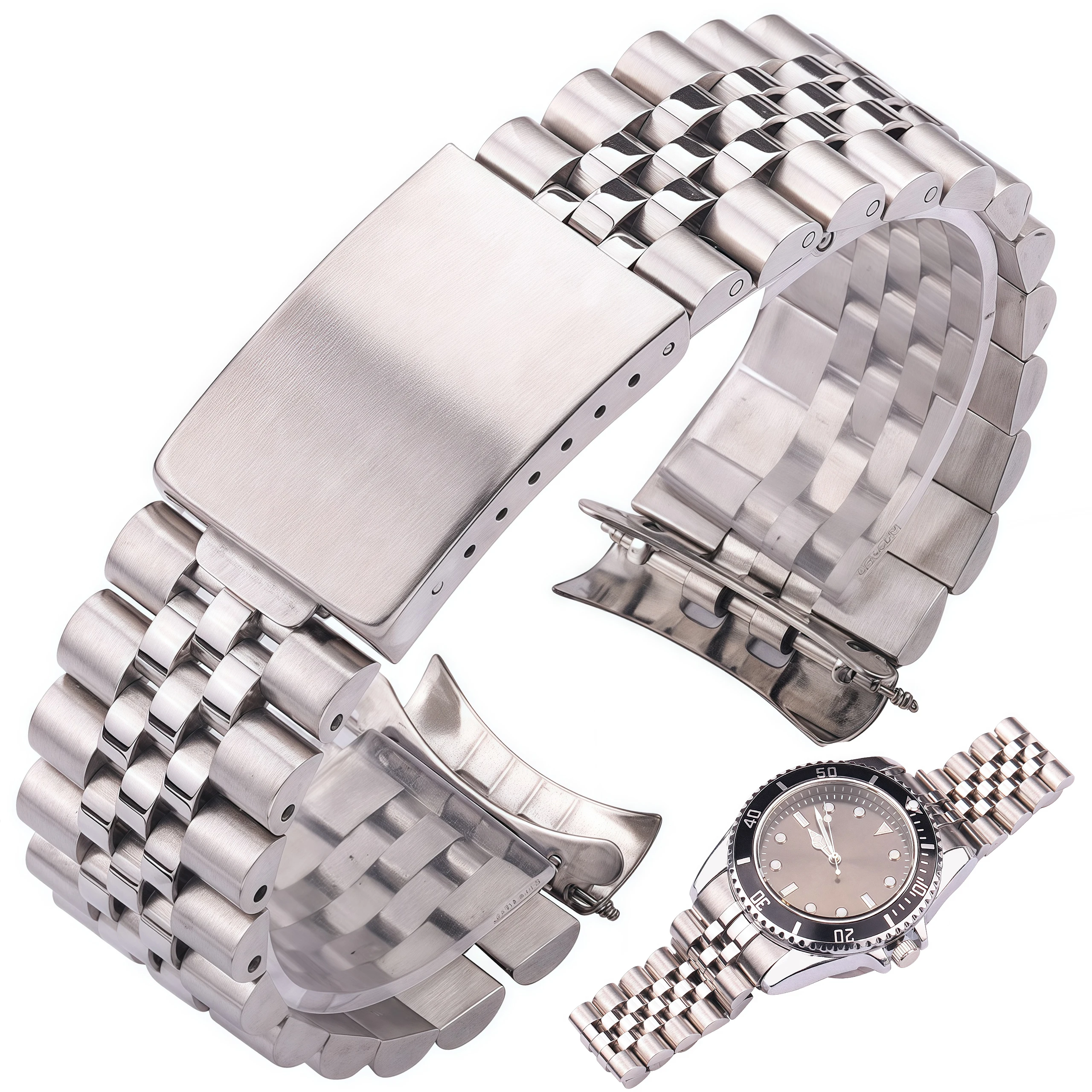 Ремешок для часов из нержавеющей стали 18 мм, 20 мм, 22 мм, серебряный браслет с изогнутым концом для мужчин и женщин, аксессуары для ремешков
Ремешок для часов из нержавеющей стали 18 мм, 20 мм, 22 мм, серебряный браслет с изогнутым концом для мужчин и женщин, аксессуары для ремешков