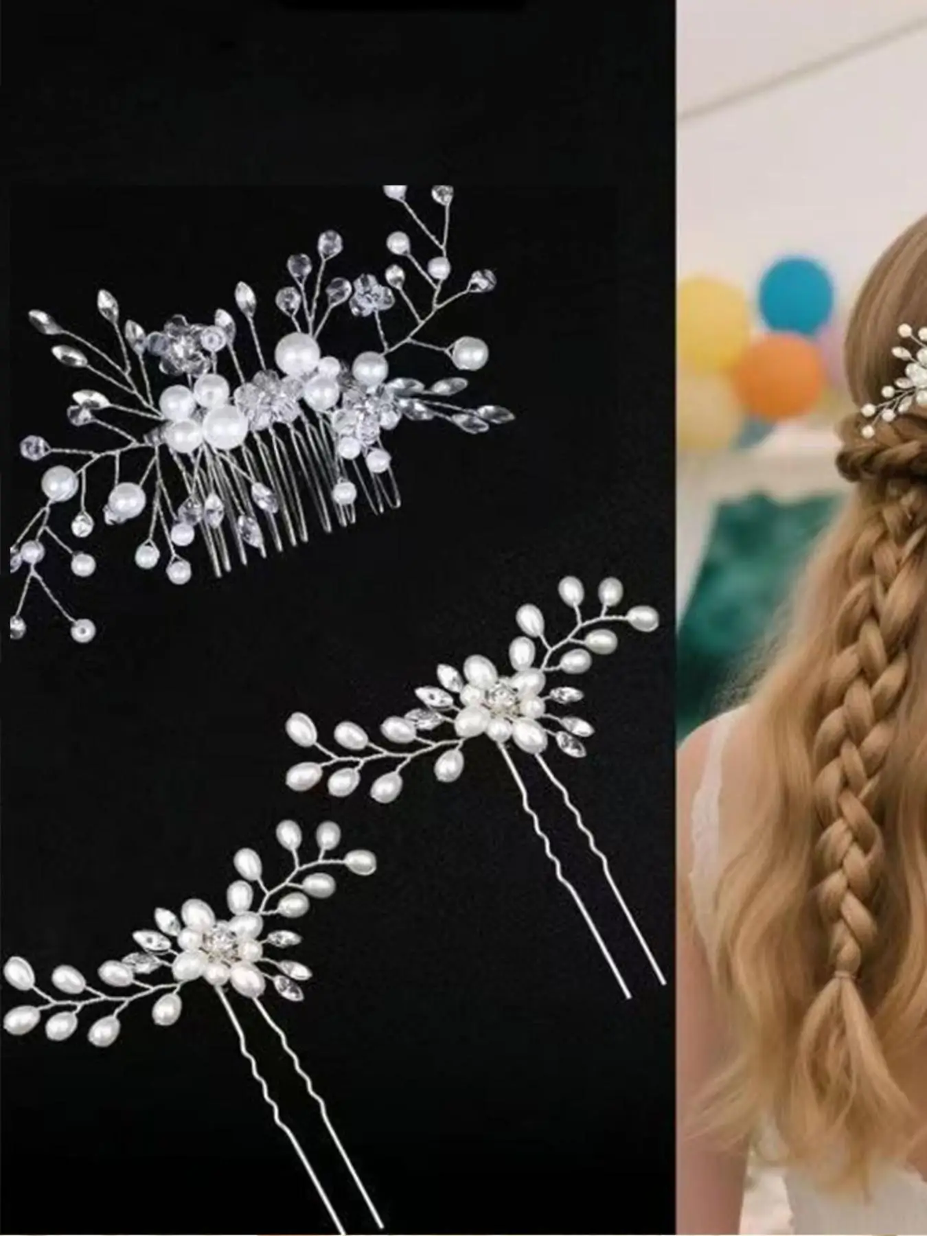Bride headpiece pearl water diamond comb hand-made hair accessory inlaid style crystal hair comb wedding dress accessory jewelry
Bride headpiece pearl water diamond comb hand-made hair accessory inlaid style crystal hair comb wedding dress accessory jewelry